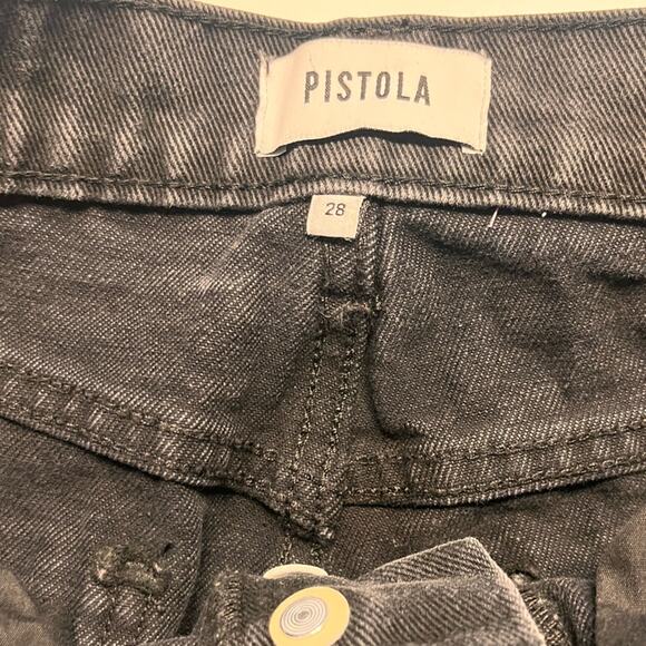 Pistola Black Keaton High Rise Distressed Jeans Size 28 - Picture 6 of 12